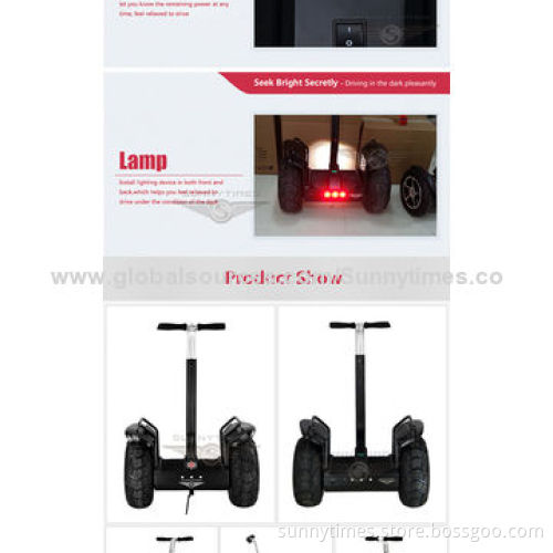 Sunny times off road adult aluminum alloy electric scooter, 20kph maximum speed